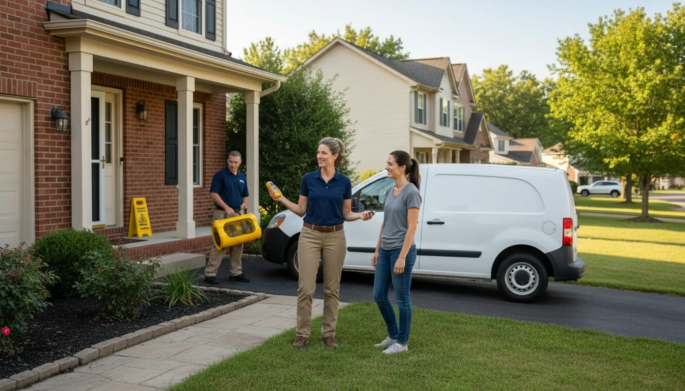 Residential water damage restoration in Cashiers, NC